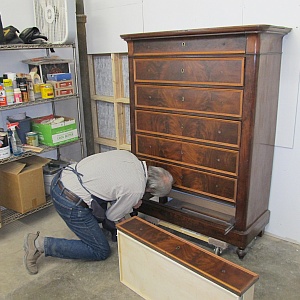 Specializing in restoration and conservation of antique wood furniture