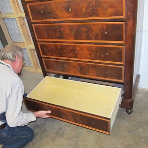 Antique furniture restoration