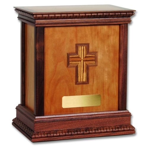 Cross Classic Wood Cremation Urn