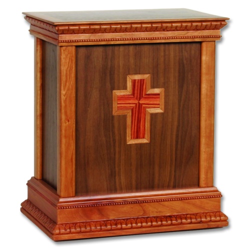 Cross Classic Wood Cremation Urn