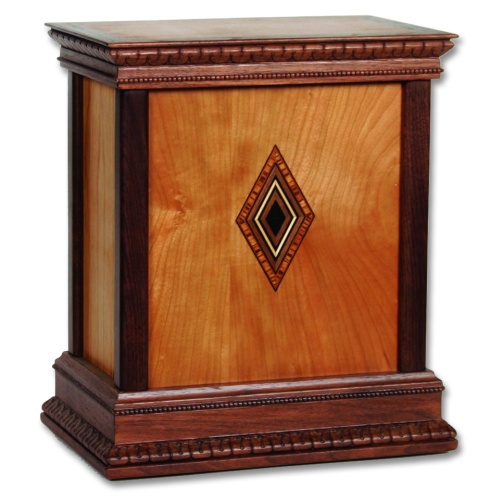 Diamond Classic Wood Cremation Urn