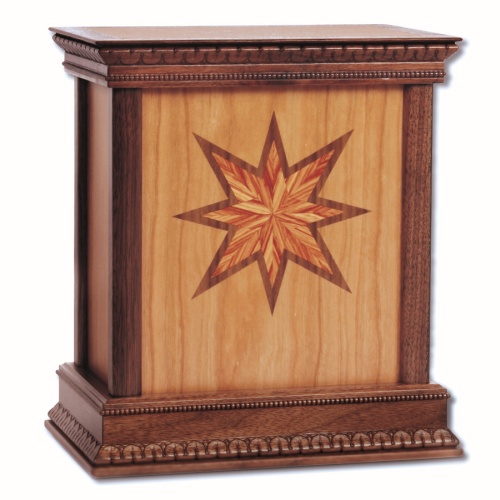 Star Classic Wood Cremation Urn