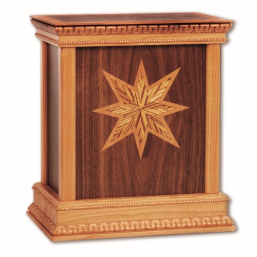 Star Classic Wood Cremation Urn