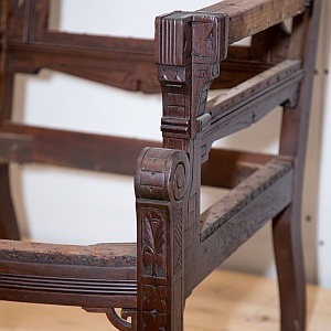 Antique chair refinish and repair
