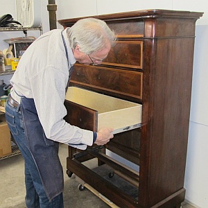 Antique wood furniture repair